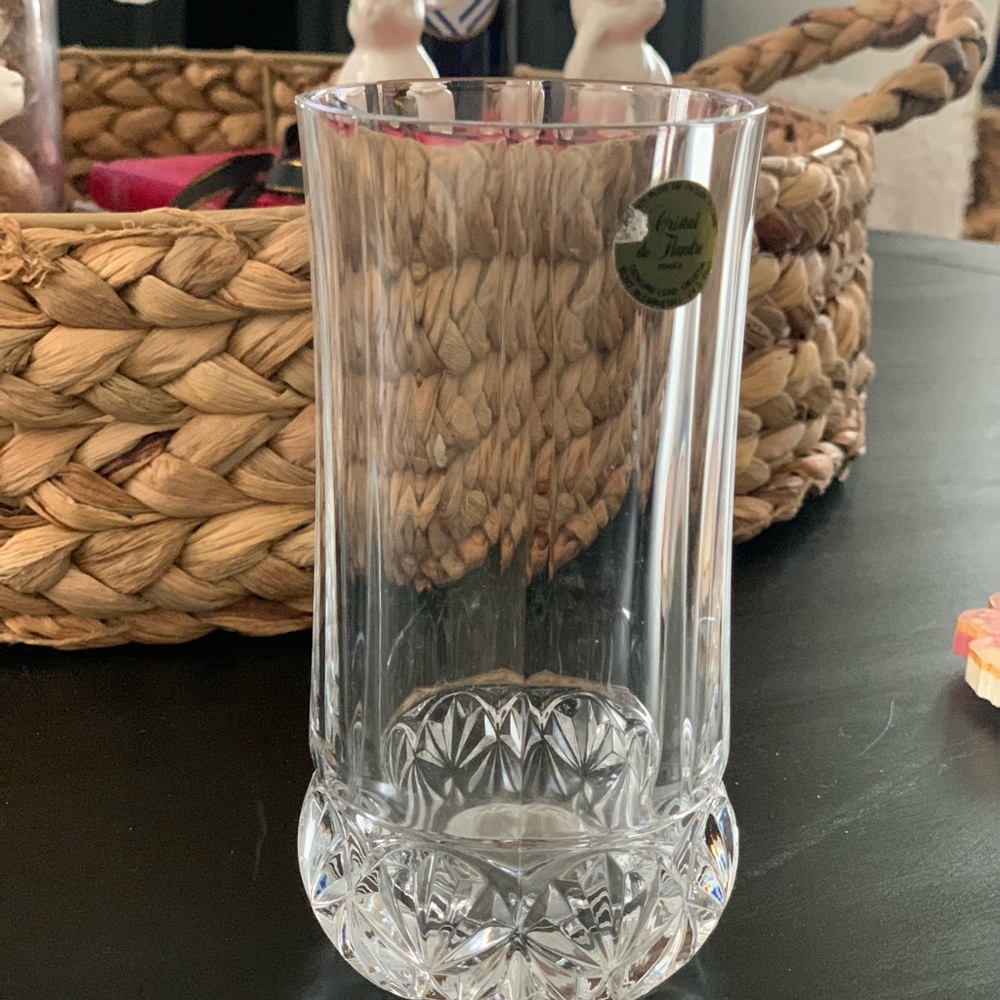 Elegant Crystal Clear Glass Tumbler